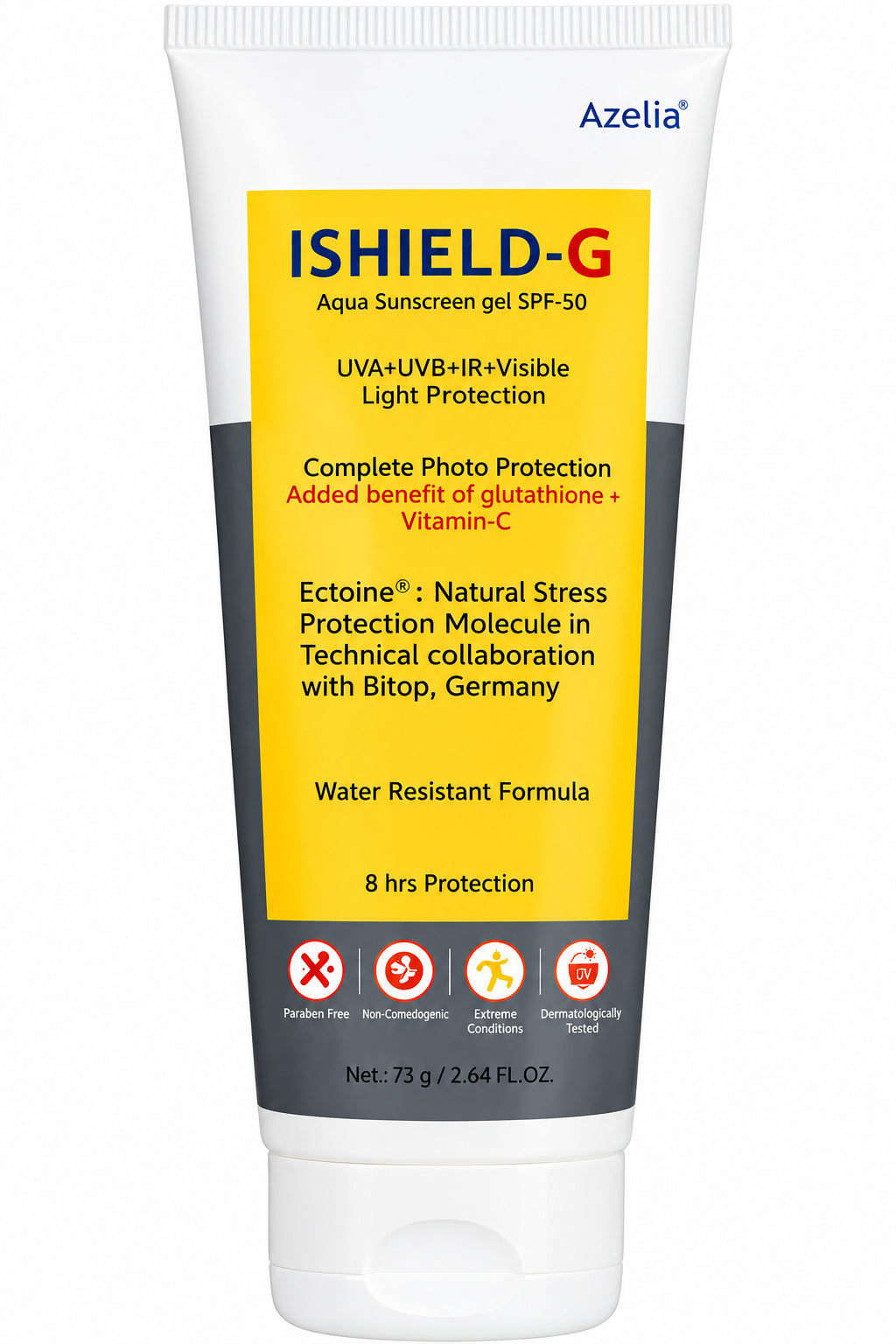 I Shield SPF 50 All Skin G Aqua Sunscreen Gel 75G