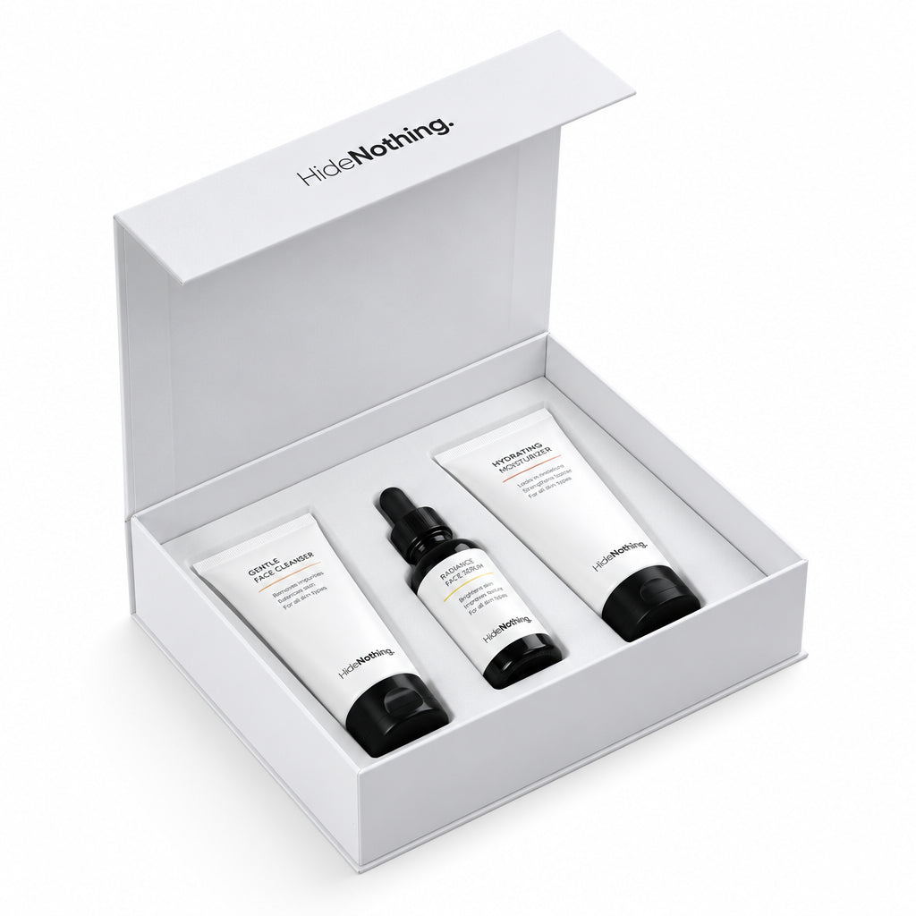 Minimalist Glow & Protect Skincare Kit | Premium Gift Set for Women & Men | All Skin Types | Limited Edition Combo | Unisex Gift Hamper For All Festive Occasions | Birthday Gift For Her & Him
