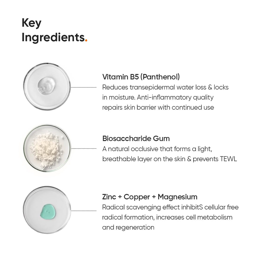 Minimalist Vitamin B5 10% Oil-Free Moisturizer for Face, Lightweight Gel Moisturizer for Oily & Combination Skin, Barrier Repair Face Cream with Glycerine 30gm