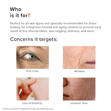 Minimalist Anti-Aging Night Serum with 0.3% Retinol & Q10|Fine Lines & Wrinkles Reduction Serum for Beginners|Water-Free Formula for Stability & Nourishment|Suitable for All Skin Types|For Unisex|30ml
